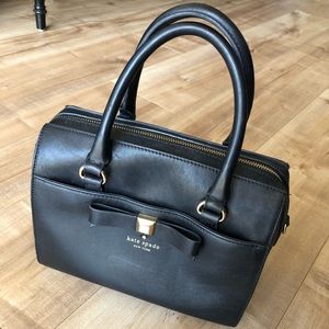 Kate Spade Leather Satchel with Bow